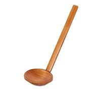 JINGYAN Cucchiai da cucina Cucchiaio di legno con manico lungo, cucchiaio da minestra, cucchiaio da riso