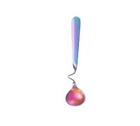 JINGYAN Cucchiai da cucina Teaspoon Coffee Mixing Spoon Sugar Dessert Ice Cream Scoop Tableware Kitchen(Colorful)