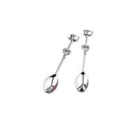 JINGYAN Cucchiaini da caffè 2PCS Love Tea Coffee Drinking Stainless Steel Spoon Teaspoon Stirring Wedding Bridal Party