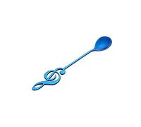 JINGYAN Cucchiaini da caffè 304 Stainless Steel Spoon Musical Notes Coffee Stirring Mug Music Bar Ice Cream Creative Cutlery Tableware(F)