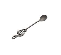JINGYAN Cucchiaini da caffè 304 Stainless Steel Spoon Musical Notes Coffee Stirring Mug Music Bar Ice Cream Creative Cutlery Tableware(E)