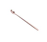 JINGYAN Cucchiaini da caffè Stainless Steel Long Handled Coffee Spoons Mixing Cold Drink Fruit Ice Cream Dessert Tea Spoon Drinking Tools(4)