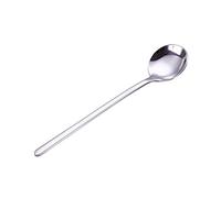JINGYAN Cucchiaini da caffè Vacuum Plating Stainless Steel Coffee Spoon Long Handle Tea Spoons Kitchen Hot Drinking Flatware Drop Shipping(Silver)