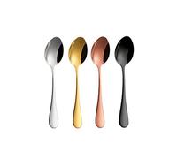 JINGYAN Cucchiaini da tè 1pcs Teaspoons Stainless Steel Coffee Spoon Set Ice Cream Cake Dessert Mini Afternoon Party Cutlery