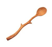 JINGYAN Cucchiaini da tè Creative Beech Spoons Branch Shape Long Handle Scoop Coffee Stirring Spoon Soup Tableware