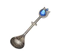 JINGYAN Cucchiaini da tè Creative retro coffee spoon stainless steel dessert creative small