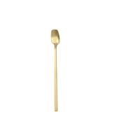JINGYAN Cucchiaini da tè Long Handle Stainless Steel Dinnerware Set Spoon Tea Dessert Coffee Ice Cream Spoons Kitchen Accessories Bar