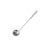 JINGYAN Cucchiaini da tè Long Handle Stainless Steel Stirring Spoon Silver Gourd Cutlery Ice Cream Coffee Teaspoons Kitchen Tableware Bar Accessories