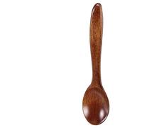JINGYAN Cucchiaini da tè Natural Wood Spoon Bamboo Cooking Utensil Coffee Kitchen Teaspoon Tableware Accessories Simple Style For Eazy Life