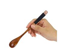 JINGYAN Cucchiaini da tè Tea Spoon Coffee Mixing Long Handle Teaspoon Dessert Wood Stirring Wooden Tableware