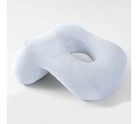 JINGYAN Cuscini da viaggio Comodo cuscino multifunzionale a forma di U per per la schiena Cuscino per testa Bracciolo per l'ufficio Cuscini per il collo(White)