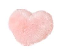 JINGYAN Cuscini Lightweight Practical Heart Shaped Fluffy Sofa Cushion Case PP Cotton Plush Pillow Vibrant for Living Room