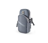 JINGYAN Custodie e cover per cellulari Custodia for bracciali sportivi luminosi for il polso in esecuzione Sport Brack Band Bag for telefono(Grey)