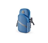 JINGYAN Custodie e cover per cellulari Custodia for bracciali sportivi luminosi for il polso in esecuzione Sport Brack Band Bag for telefono(Blue)