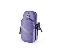JINGYAN Custodie e cover per cellulari Custodia for bracciali sportivi luminosi for il polso in esecuzione Sport Brack Band Bag for telefono(Purple)