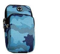 JINGYAN Custodie e cover per cellulari Soft Breathable Cell Phone Armband Holder For Running Sports Case(Blue)