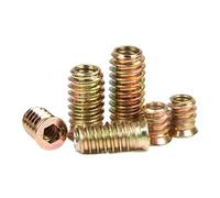 JINGYAN Dadi di serraggio Socket Drive Head Embedded Insert Nut E-Nut for Wood Furniture Inside and Outside Thread(M5)