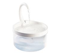 JINGYAN Distributore d'Acqua per Cani Automatic Cat Water Fountain LED Light USB Powered Cat Water Dispenser Dog Water Drinker Swan Neck Shaped Pet Dispenser