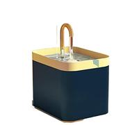 JINGYAN Distributore d'Acqua per Cani Cat Water Fountain Auto Filter USB Electric Mute Cat Drinker Bowl 1.5L Recirculate Filtring Drinker for Cats Pet Water Dispenser(Blue)