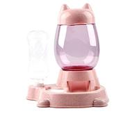 JINGYAN Distributore d'Acqua per Cani Pet Automatic Feeder Cat Dog Food Dispenser Water Drinking Bowl Feeding Pets Supplies(Pink)