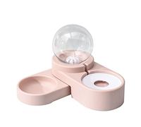 JINGYAN Distributore d'Acqua per Cani Pet Dog Cat Bowl Fountain Automatic Food Water Feeder Container Dispenser for Dogs Cats Drinking Pet Products 2020(Pink)