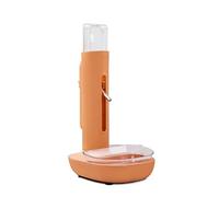 JINGYAN Distributore d'Acqua per Cani Pet Dog Water Dispenser Not Wet Mouth Automatic Water Dispenser Cats Dogs Water Dispenser Mobile Vertical Kettle Pet Supplies(Orange)