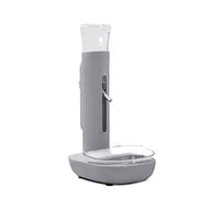 JINGYAN Distributore d'Acqua per Cani Pet Dog Water Dispenser Not Wet Mouth Automatic Water Dispenser Cats Dogs Water Dispenser Mobile Vertical Kettle Pet Supplies(Grey)