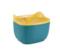 JINGYAN Distributore d'Acqua per Cani Pet Water Fountain 2.5L Capacity Automatic Water Dispenser for S/M Size Pet with Cat Ears Designed Bowl And USB Port(Green)