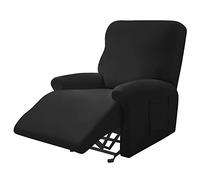 JINGYAN Fodere per divani Split Style Recliner Sofa Cover Elastic Spandex Recliner Lazy Boy Chair Cover Furniture Protector Relax Armchair Cover Solid(B)