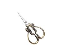 JINGYAN Forbici da cucina 1. Pc Forbici vintage Forbici antiche durevoli Adatto for sartoria Taglio tessuto e cucito punto croce(Green bronze)