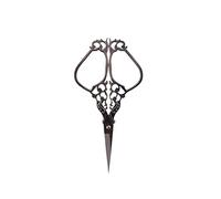 JINGYAN Forbici da cucina 1pc acciaio inossidabile vintage su misura forbici floreali cucito retrò for ricamo forbici(Schwarz)
