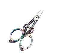 JINGYAN Forbici Stainless Steel Sewing Gold Scissors Embroidery Tailor Scissors Fabric Scissors Craft Sewing Tools