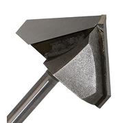 JINGYAN Fresa 1/4 Shank 90 Degree V Groove Sign Lettering V-Groove Grooving Router Bit 1-3/4x 30mm