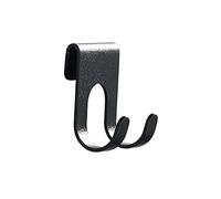 JINGYAN Ganci multiuso 1pc Aluminum Hook Shower Glass Door Free Hole Towel Rack Hanger Key Organizer plug Shaver Holder(Multi-colored)
