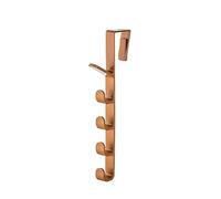 JINGYAN Ganci Multiuso Bedroom Door Hanger Clothes Hanging On The Door Storage Hook Home Storage Mechanism Hook Handbag Bracket(Coffee)