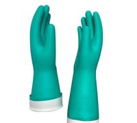JINGYAN Guanti per la Pulizia della casa Cleaning Protective Gloves Chemical Resistant Gloves Waterproof Reusable Nitrile Rubber Household Industrial Gloves
