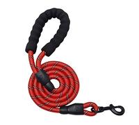 JINGYAN Guinzagli per Cani Pet Products Reflective Multicolor Round Rope Large Dog Collar Leash Training Running Rope Comfortable for Medium And Large Dogs