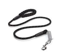 JINGYAN Guinzaglio per Cani 150cm Heavy Duty Large Dog Leash Reflective Nylon Dogs Training Leashes No Pull Pet Leads Round Rope with Buffer Spring
