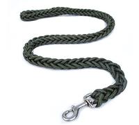 JINGYAN Guinzaglio per Cani Large Dog Leashes for Dog Leads Pet Training Walking Safety Mountain Climbing Rope Dog Leashes Green Black Color