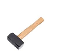 JINGYAN Martelli Heavy Stoning Hammer, Big Iron, Square Head, Industrial Grade Smash And Demolish The Wall Hand Tools(1500g)