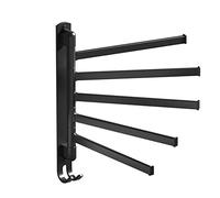 JINGYAN Mensole per Doccia Punch Free Rotary Towel Bar Cross Border Toilet Multi Functional Towel Rack Kitchen Stainless Steel Storage Rack