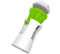 JINGYAN Pelapatate Portable affettatrice, di Verdure Peeler in Acciaio Inox a Spirale Affettatrice for Patate (Verde).