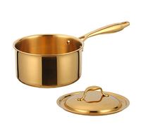 JINGYAN Pentole universali Pentola per zuppa in acciaio inossidabile addensata Utensili da cucina e pentola a fondo piatto Tagliatelle per a strato singolo