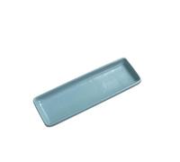 JINGYAN Piatti da portata Long Ceramic Dinner Plate, for Dessert Cake Appetizers Meat Sushi, Porcelain Serving Tray for Party (Pink,blue,yellow)(Green)