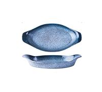 JINGYAN Piatti da portata Piatto Grande Pesce in ceramica Pesce al vapore Piatto di pesce creativo Home Piatto da pranzo Nuovo ristorante piastra commerciale(B)