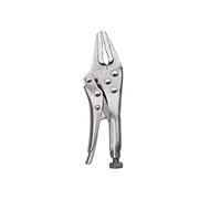 JINGYAN Pinze 1pc Locking Pliers, Pointed-nose, Quick-clamping, Flat-bladed, Toothed Holding Tool, Labor-saving