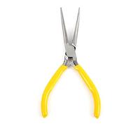 JINGYAN Pinze Multi Functional Mini Long Needle Nose Precision Pliers Modeling Jewellery Wire Work Small Plier Cutting 5 inch Hand Tool Yellow