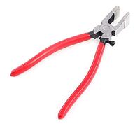 JINGYAN Pinze per anelli elastici Handle Breaking Cutting Glass Pliers Stained Tools Flat End Trimming Hand Tool(Rouge)
