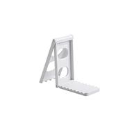 JINGYAN Porta Cucchiaio Foldable Kitchen Desktop Pot Lid Holder Multi-Function Cutting Board Spoon Pan Cover Drain Drying Rack Cooker Stand Pot Holder(White)