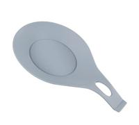 JINGYAN Porta cucchiaio Silicone Insulation Spoon Rest Heat Resistant Placemat Drink Glass Coaster Tray Spoon Pad Eat Mat Pot Holder Kitchen Accessories(Grey)